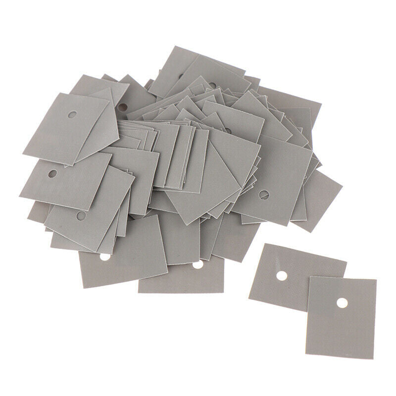100pc Large To-3P To-247 Silicone Sheet Insulation Pads Silicone Insulati.l8