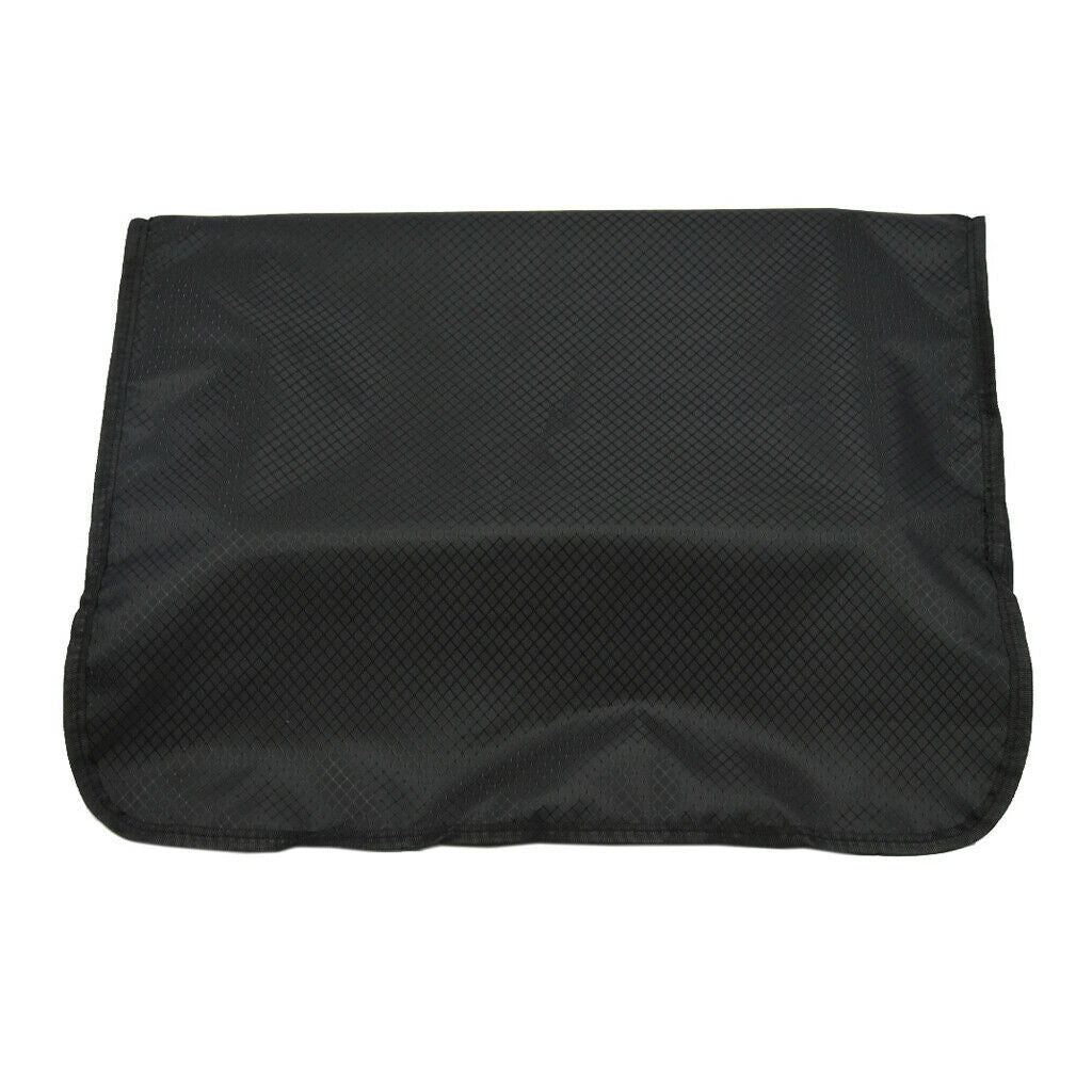 2x Hairdressing Barber Chair Back Covers Salon Spa Plastic Waterproof Black