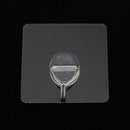 Heavy Duty Hooks Adhesive Hooks Transparent Reusable Seamless Hooks, Bathroom