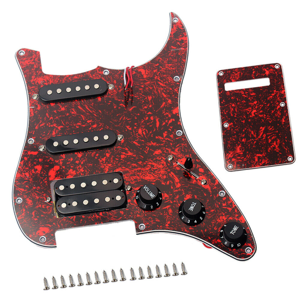 3-ply SSH 5-way Pre-loaded Pickup Humbucher Pickguard Anti-scratch Plate for