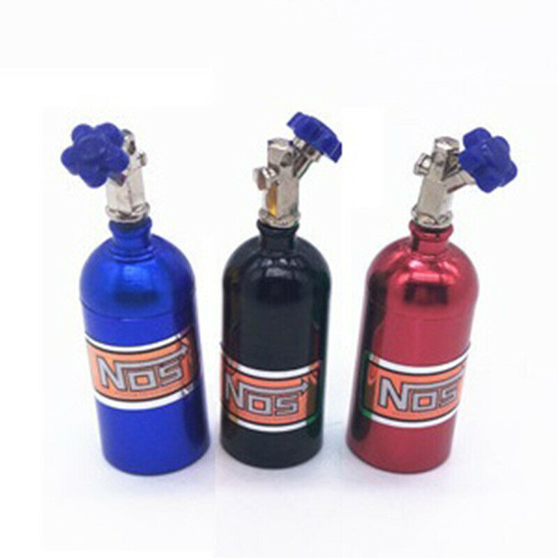 Metal Simulated NOS Nitrogen Bottle for 1/10 RC Cler Car 4 Defender Bronco RC4J5