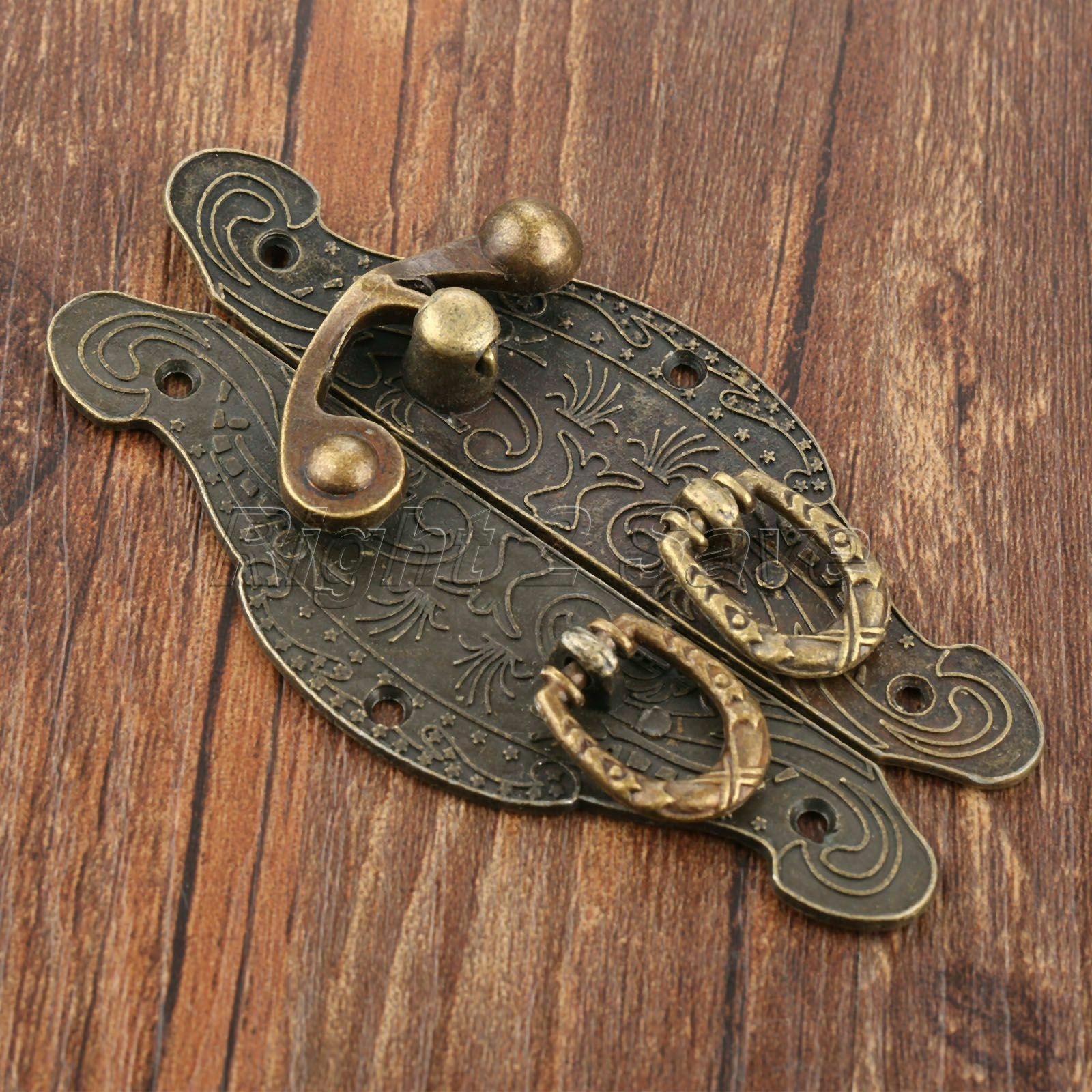 90*50mm Gift Case Jewelry Box Latch Hasp Buckle Toggle Catch Clasp Hook Decor