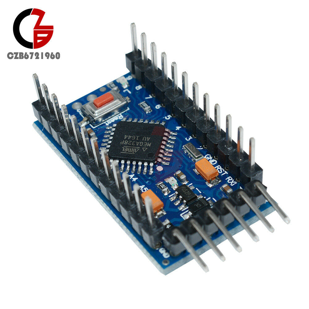 5PCS New Pro Mini Atmega328 3.3V 8M Replace ATmega128 Arduino Compatible Nano