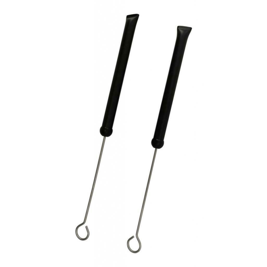 1 Pair Drum Brush Retractable Drum Wire Brush With Aluminum Handle Black