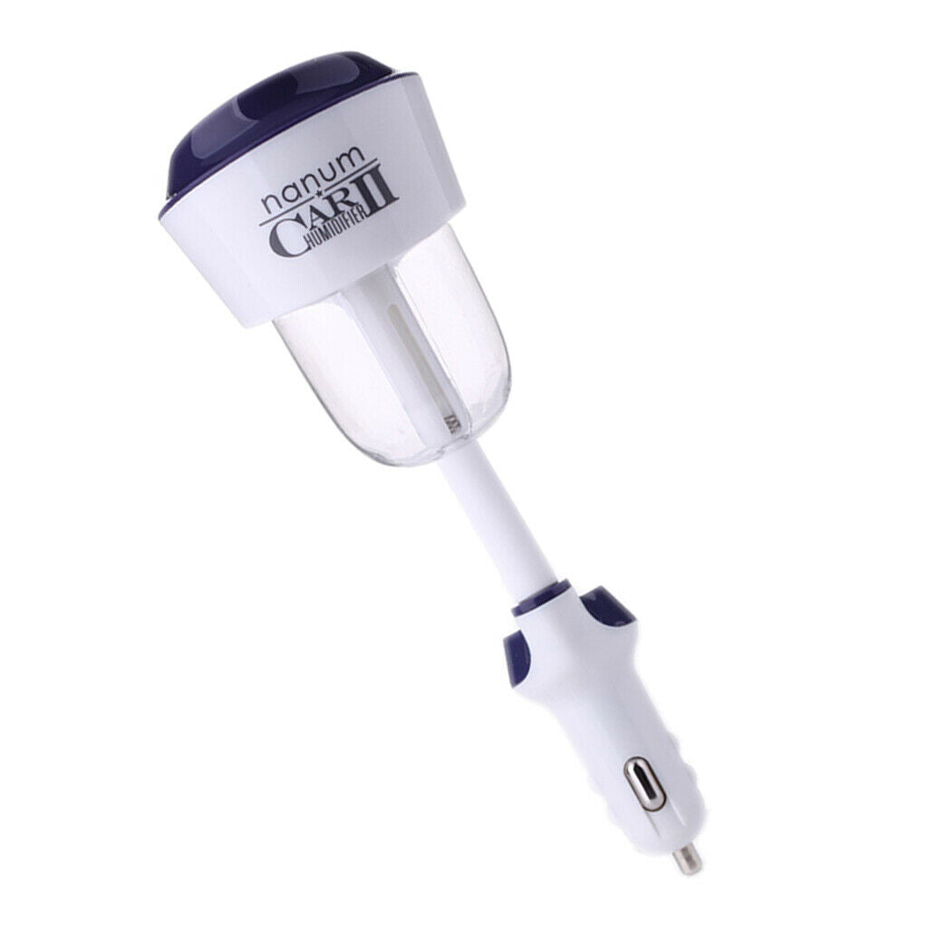 Cute Car Air Humidifier Diffuser Essential Oil Aroma Mist Purifier Blue