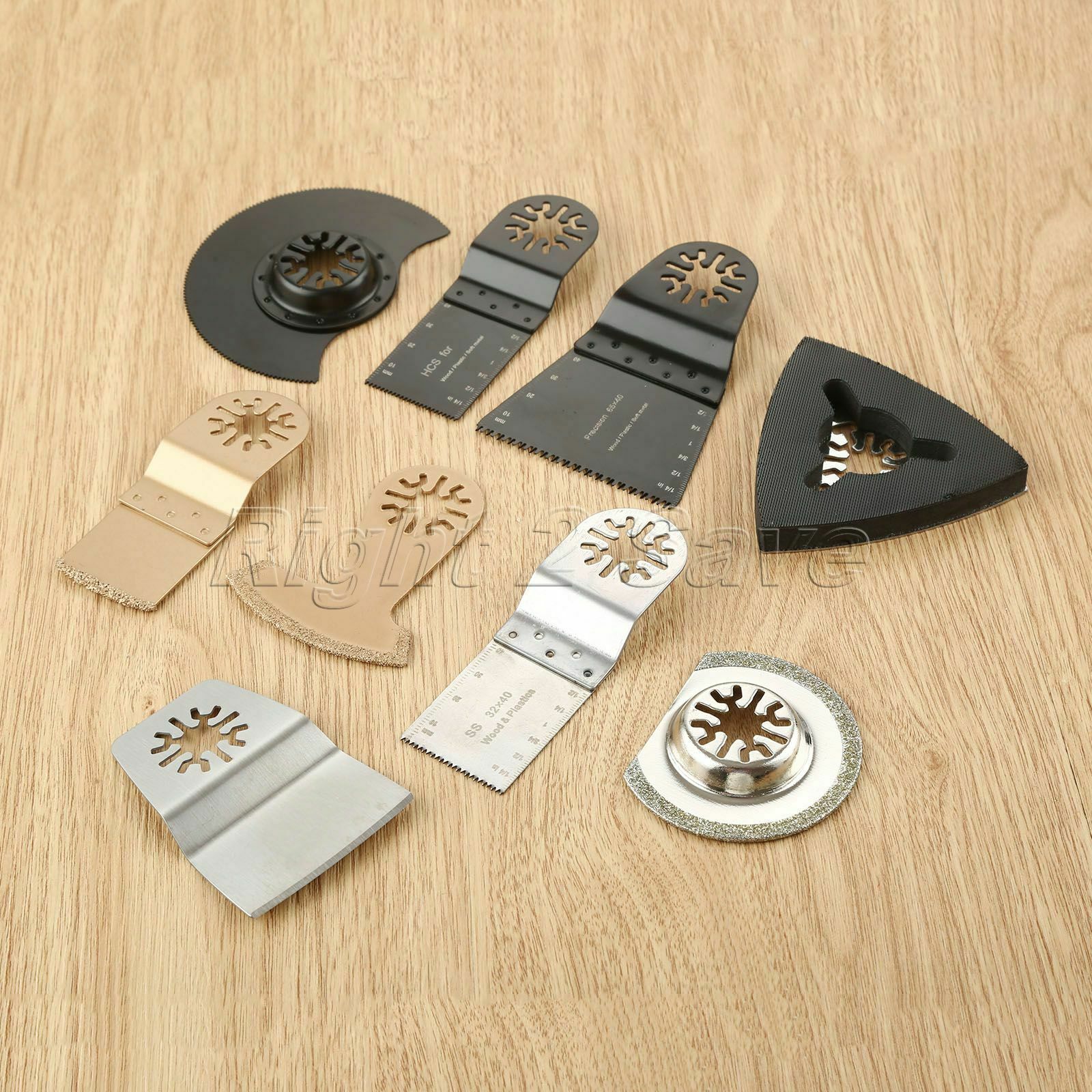 9pcs Saw Blades Oscillating Multi Tool For Fein Multimaster Bosch Makita Porter