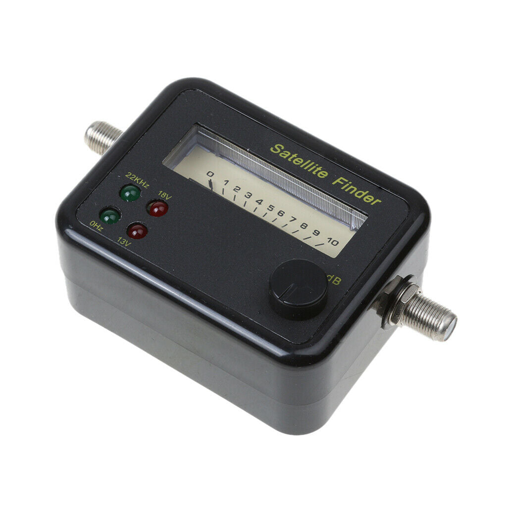 Satellite Finder Signal Meter for Flat Alignment with Illuminated