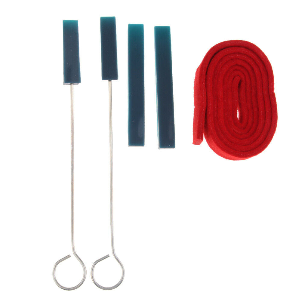 5 Pieces Piano Tuning Tools Kit Mute DIY Set For Piano Repair Fixing Parts