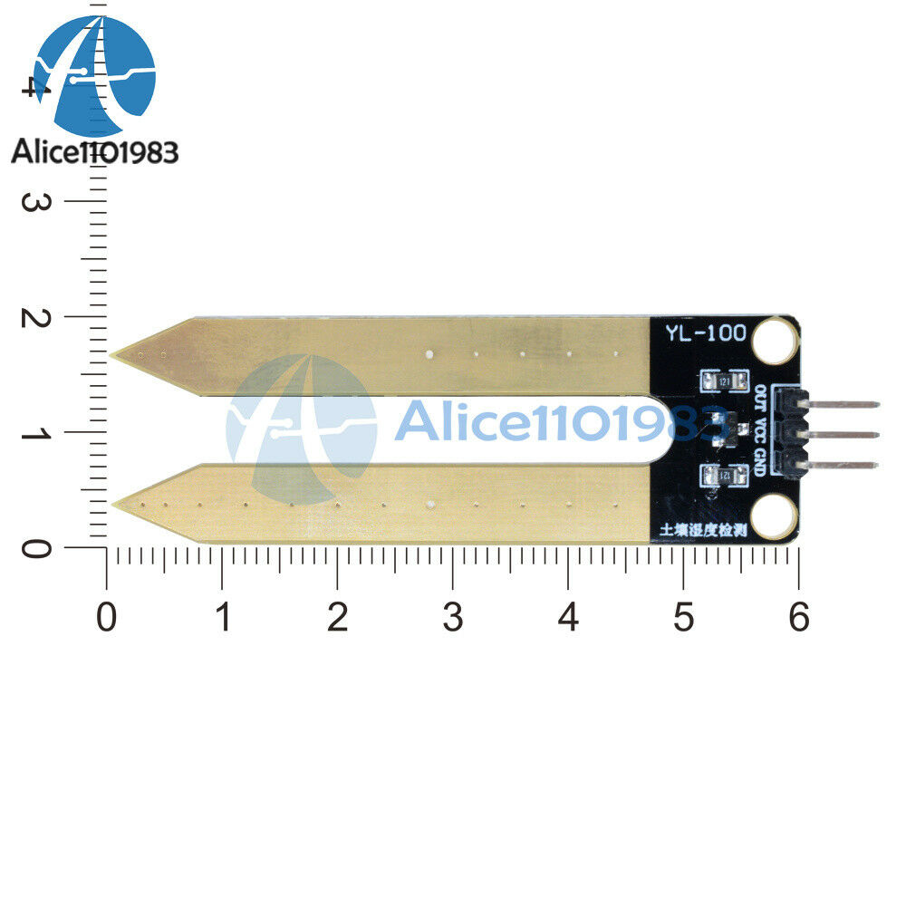 5PCS 3Pin Soil Hygrometer Detection Module Soil Moisture Sensor arduino MEGA2560