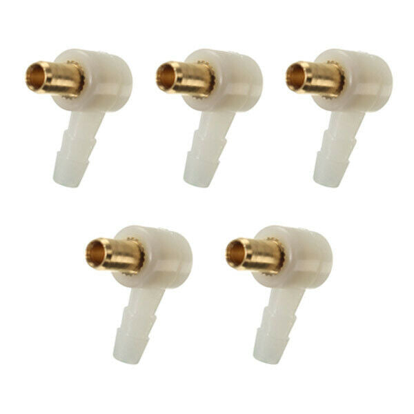 5Pcs Replacement 4mm Carburetor Fuel Hose Connector For Briggs Stratton 692317