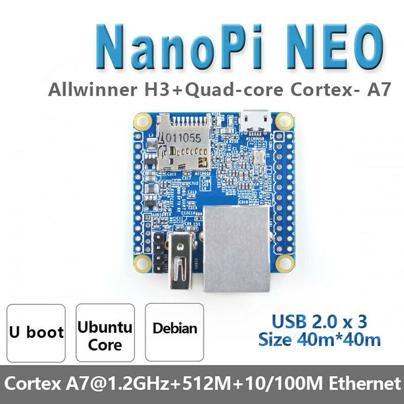 NanoPi NEO Open Source Allwinner H3 Development Board Super Raspberry Pie QuadW4