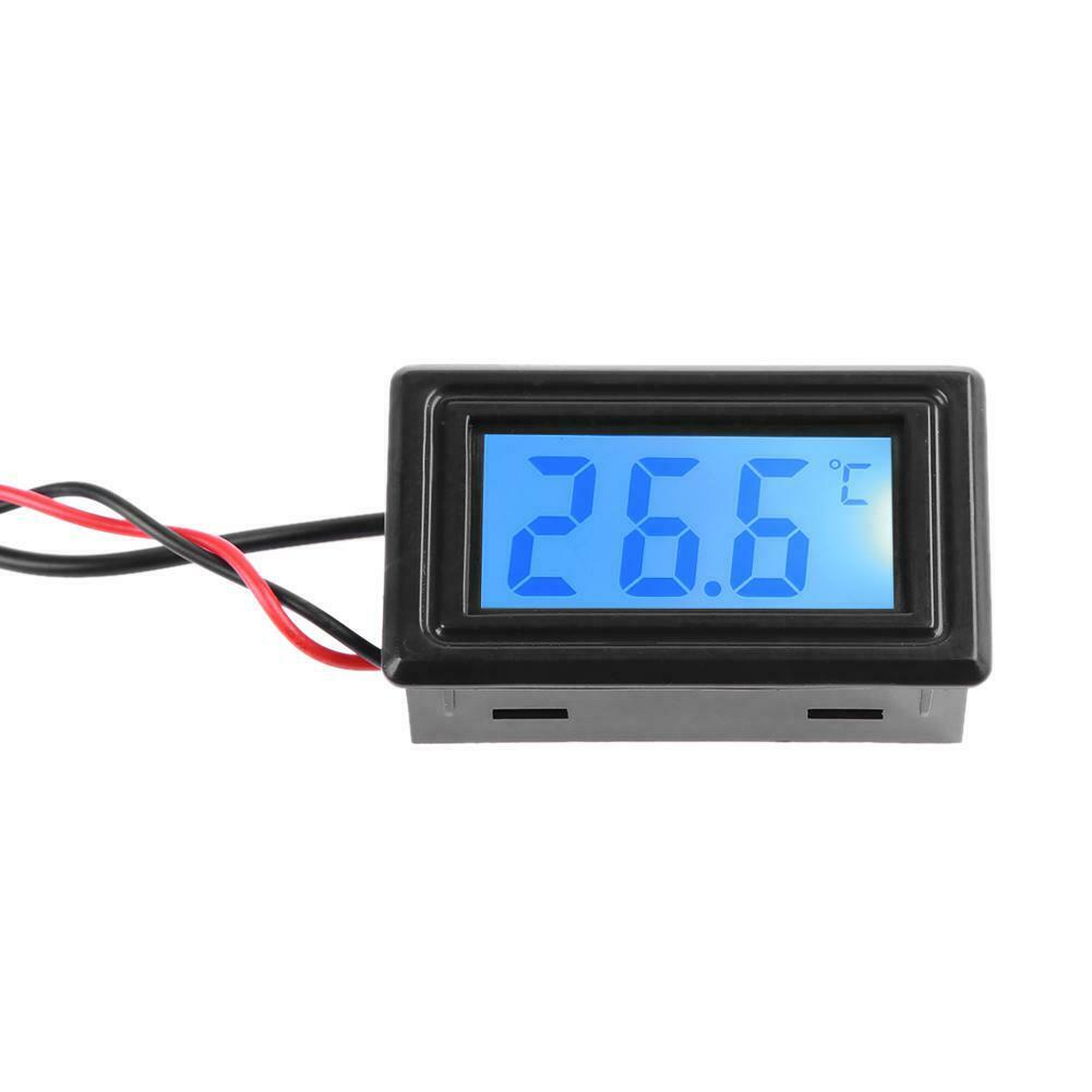 LED Digital Thermometer 3 Way Flow Meter for PC Water Cooling Liquid Systems