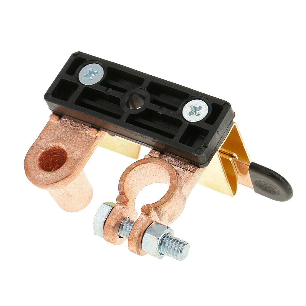 Car Battery Connect/Disconnect Switch Cut/Shut Off Safety Kill Switch Copper