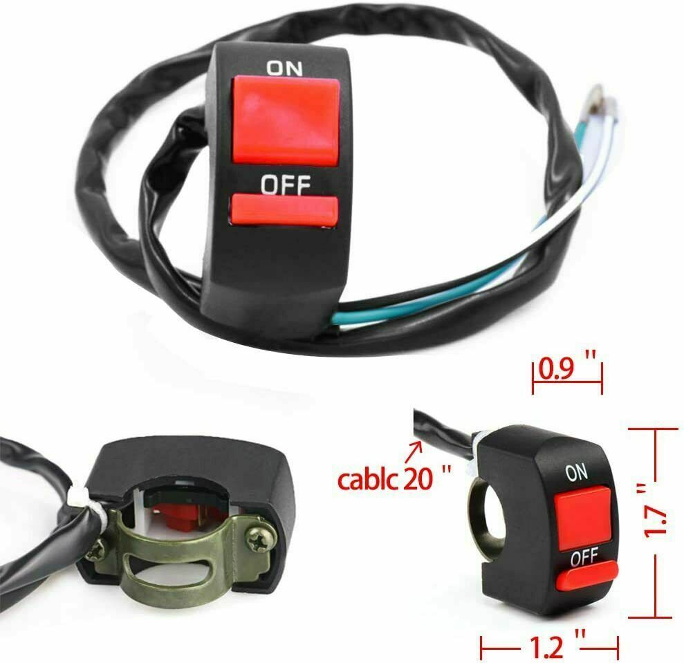 Twist Throttle Handle Grips Switch Cable 110cc 150cc Mini Bike Atv Quad Pit Bike