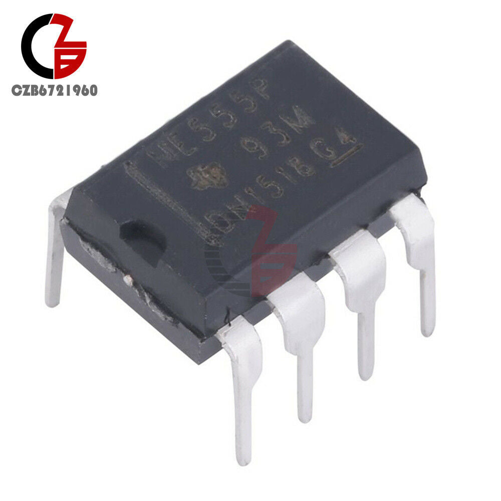 100x NE555P NE555 DIP-8 SINGLE BIPOLAR TIMERS IC NE555P