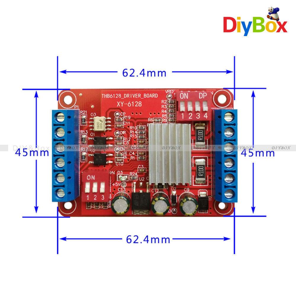 THB6128 Stepper Motor Driver / MOSFET driver / DIP Switch / 2A current / Max 36V