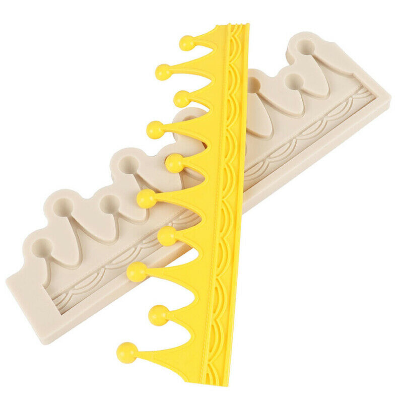 Crown silicone mold fondant mold cake decorating tool chocolate gumpaste .l8
