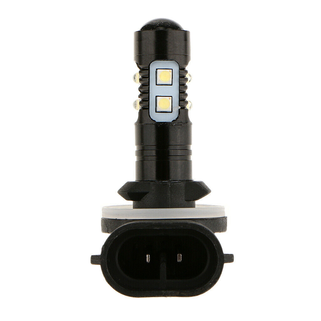 Auto Car LED Fog Light Bulbs 50W 881 6000K High Power Running Light (White)