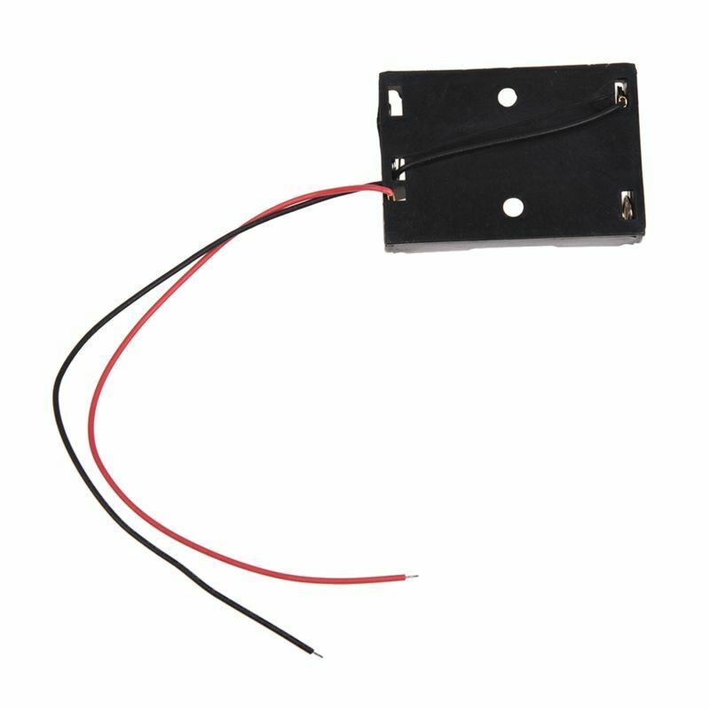 Replacement 3 x 1.5VAAA Plastic Battery Case Holder Wire F9E2E2
