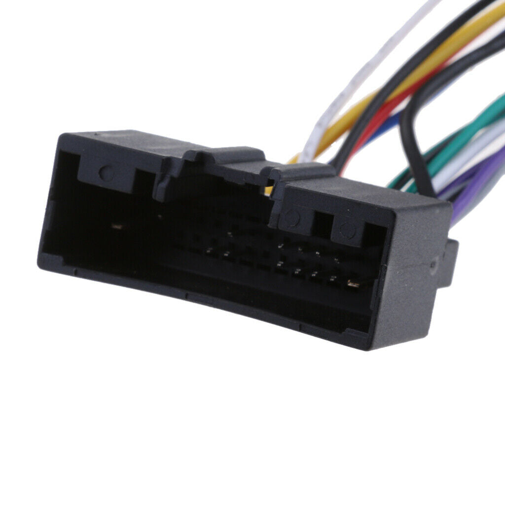 Car Radio Stereo Wiring Connections To ISO Connections Loom for Ford Fiesta