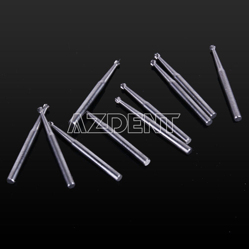 5Kits Dental Lab Carbide Tungsten Steel Drill Burs FG 3 for High Speed Handpiece