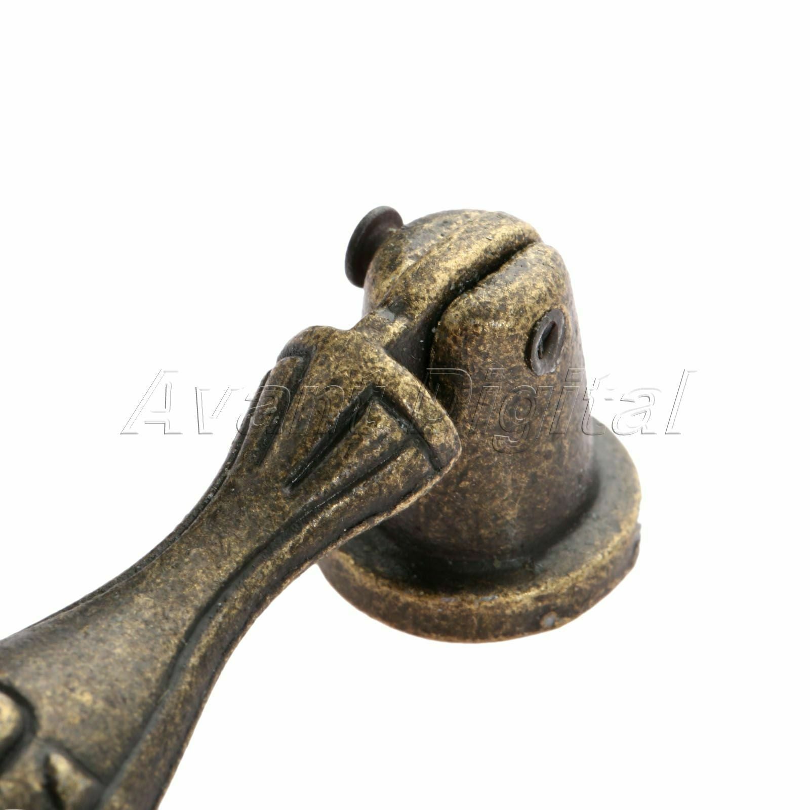 Zinc Alloy Furniture Cabinet Knobs Dresser Drawer Pendant Drop Door Pull Handle
