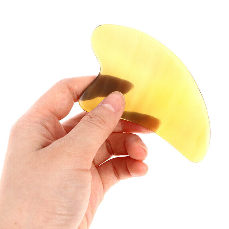 Natural Gua Sha Scraper Tendon Stick Facial Massage Relax Eye Face MassagerFCA