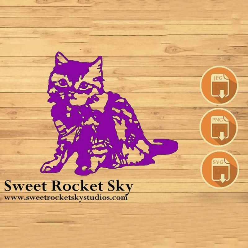 Cute Cat Metal Cutting Dies Stencil DIY Scrapbooking Album Paper Card Template