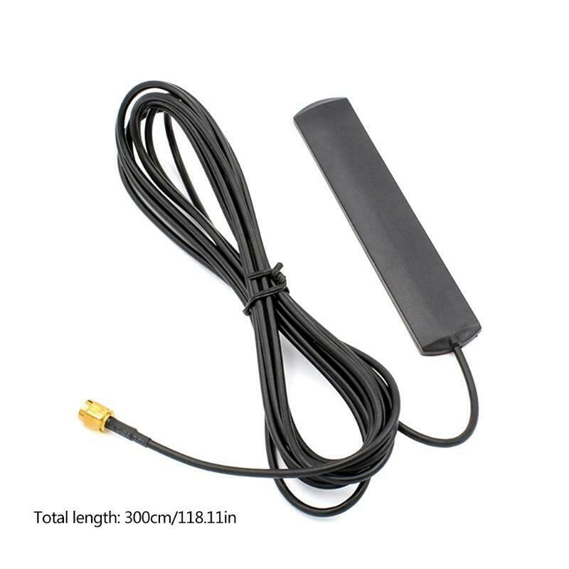 4G GSM Antenna 700-2600MHz Patch SMA Male Connector Car Aerial Adhesive Cable