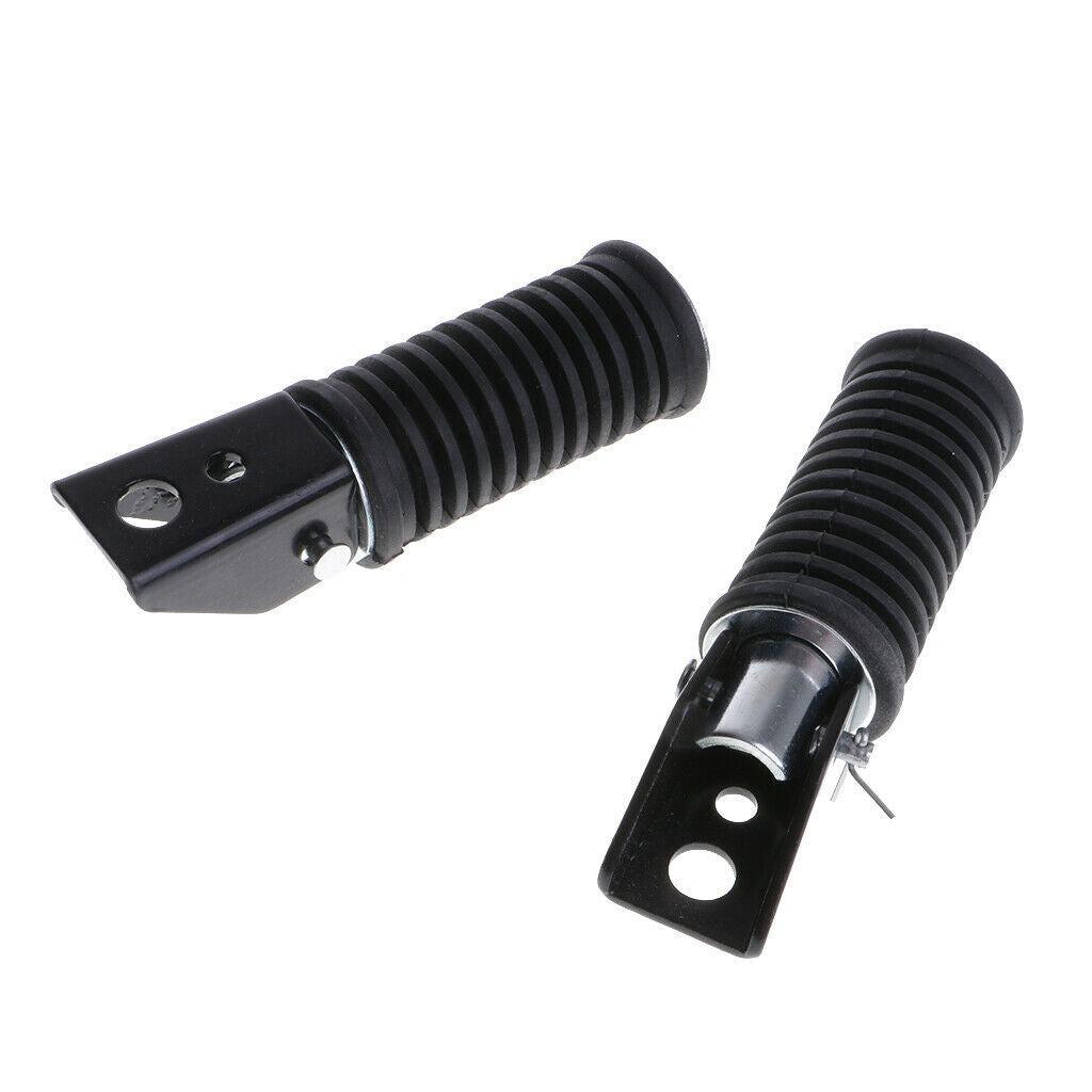 2Pcs Motorcycle Foot Rests Footrest Footpegs For for Suzuki GS125 GN125