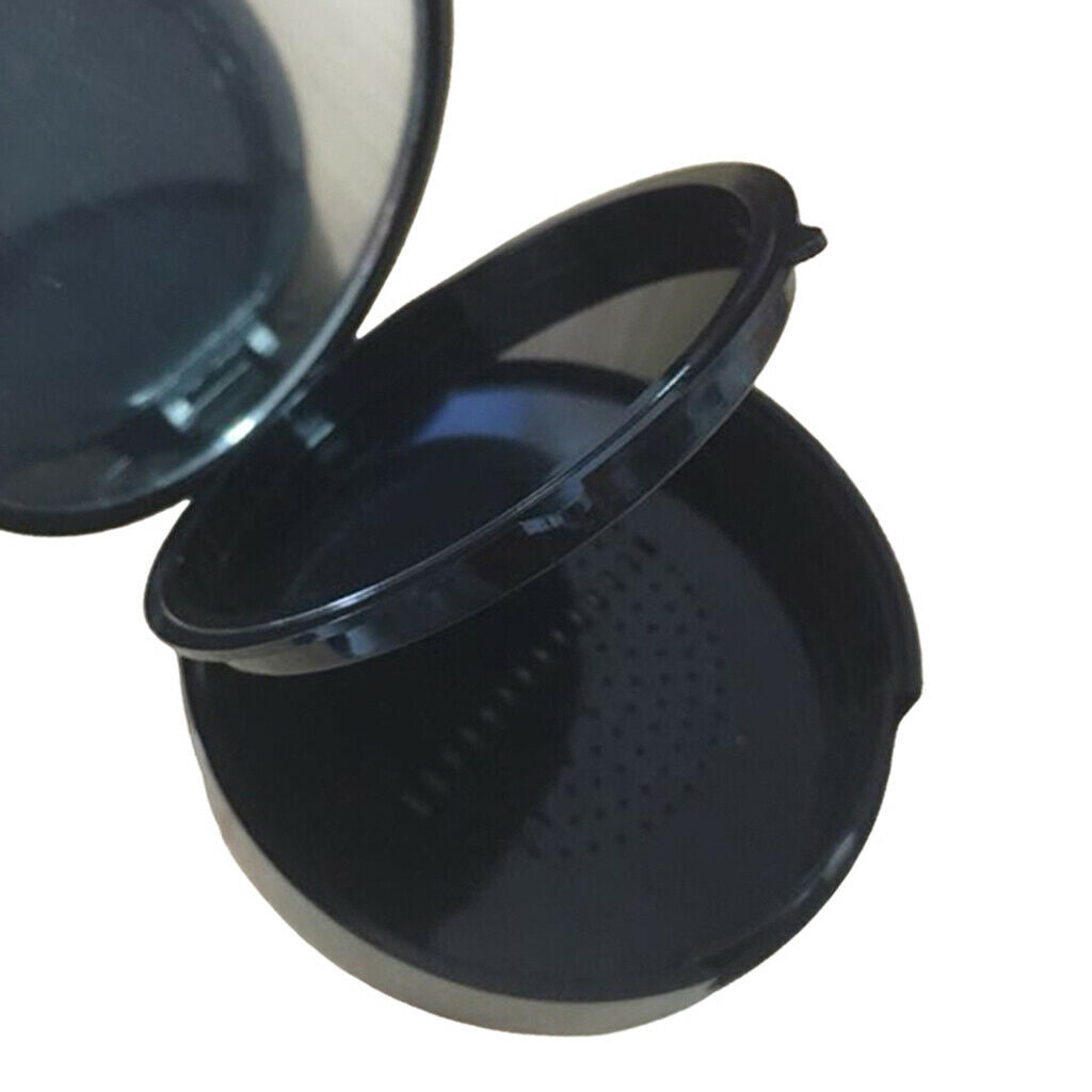 2pcs Empty Plastic Box Blusher Storage Containers Cosmetic Jars Pot for Makeup