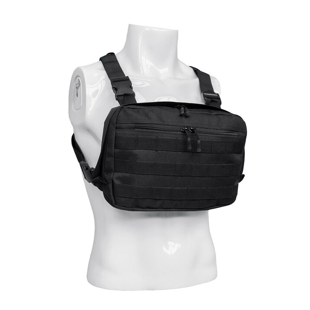 Molle Vest - Waistcoat for Police Training Outdoor Hunting - Adjustable &