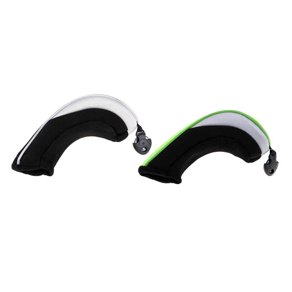 2pcs Pro Golf Head Cover Headcover Protector Number Tag for Hybrid Utility Club