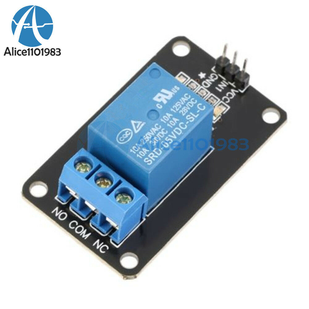 5PCS 5V One 1 Channel Relay Module Board Shield  For PIC AVR ARM  MCU Arduino
