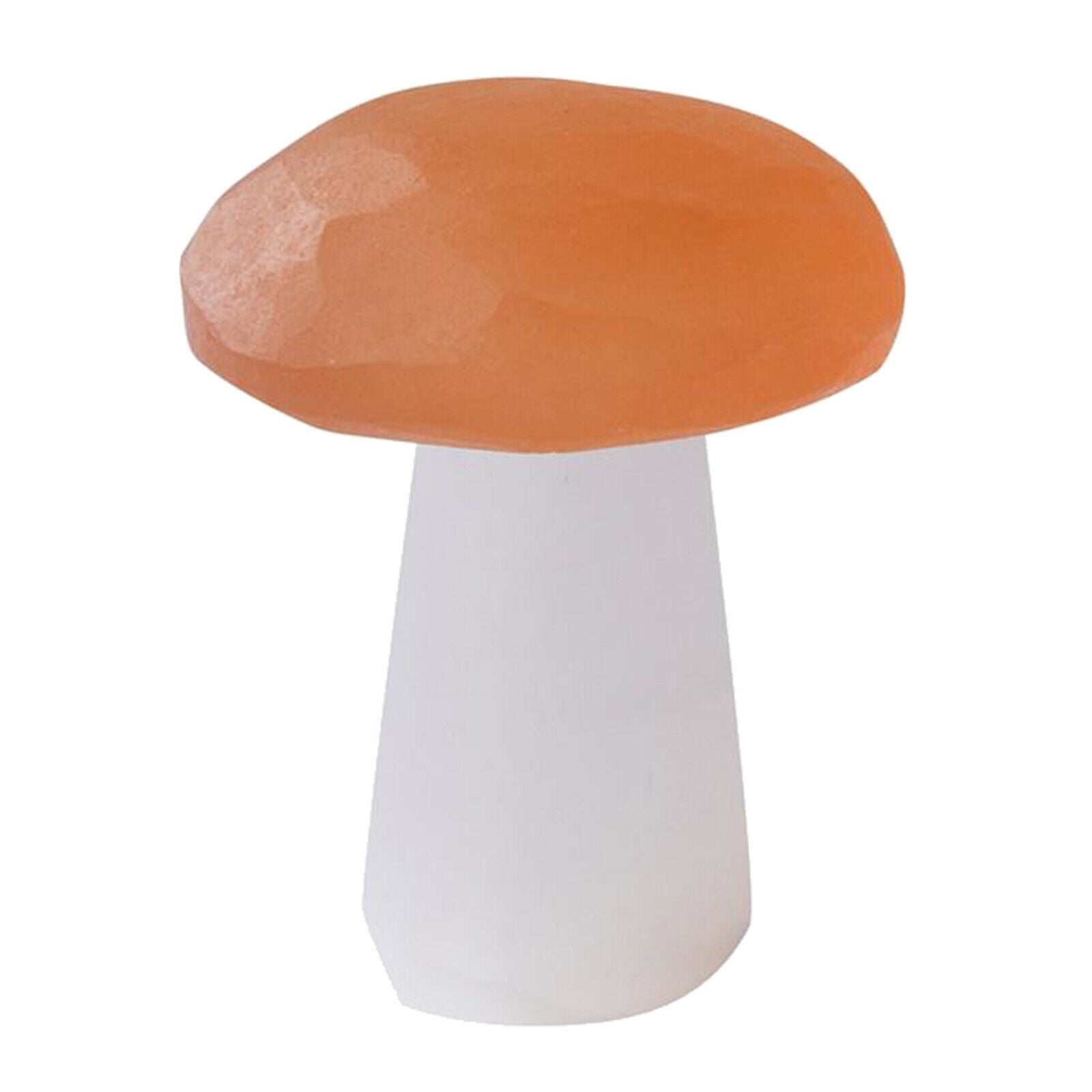 Pastoral Selenite Carved Mushroom Quartz Crystal Stone Mushroom Ornaments