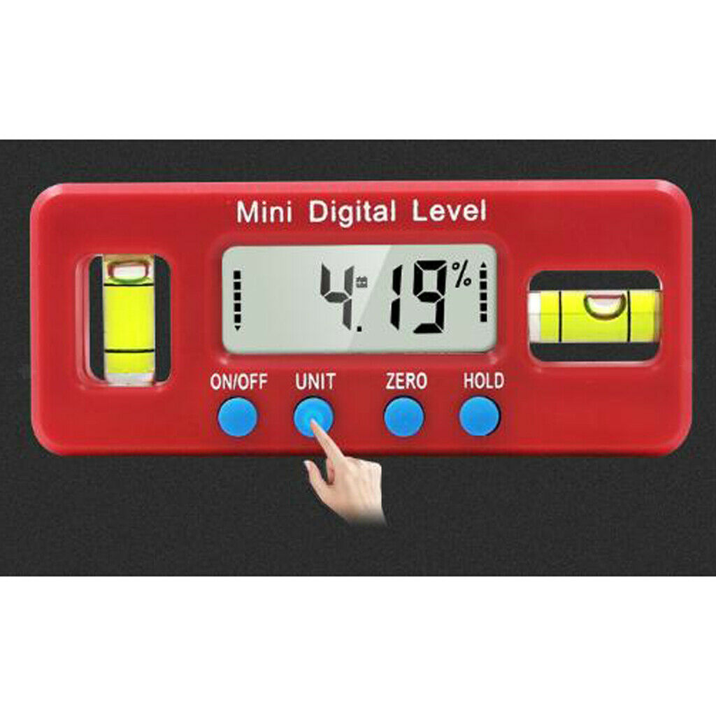 Spirit Level Pocket Mini Precision Scale Magnet Clip