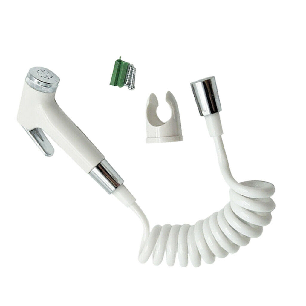 Chrome ABS Bidet Douche Shattaf Shower Toilet Spray Head Hygiene Set Muslim