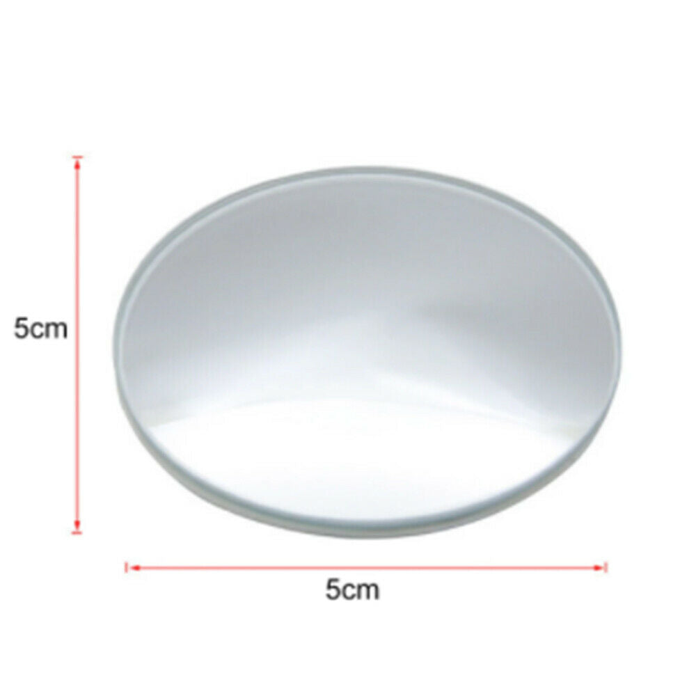 Frameless 360Â° Rotate Adjustable HD Glass Convex Mirror Maximize Car RearView