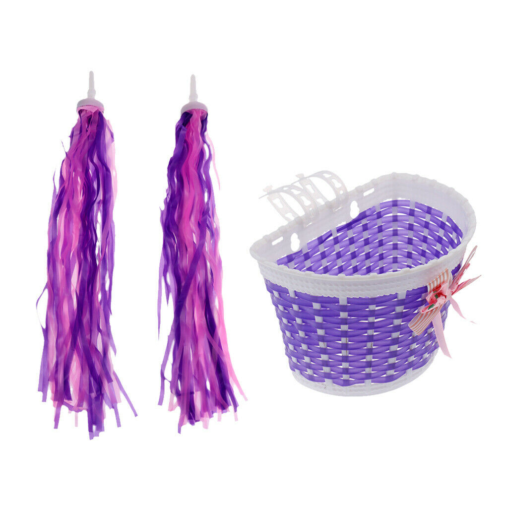 2Pcs Kids Girls Boys Bike Scooter Handlebar Grips Streamers Tassels, Decorative