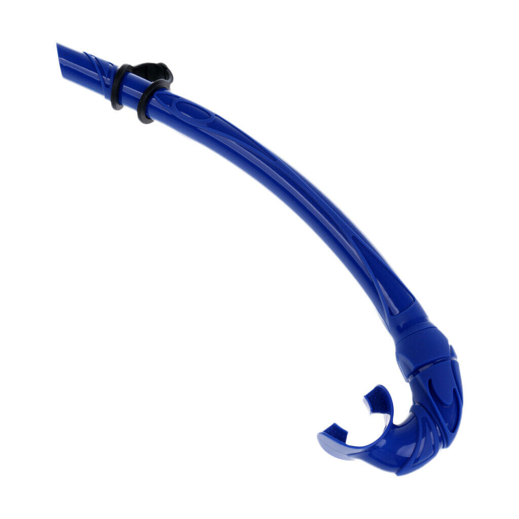 Silicone Roll Up Wet Snorkel for Underwater Scuba Diving Snorkeling blue