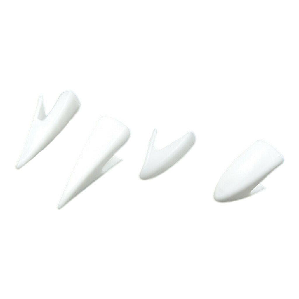 4pcs Vampire Fangs Halloween Party Dress Up False Teeth Realistic False Tooth
