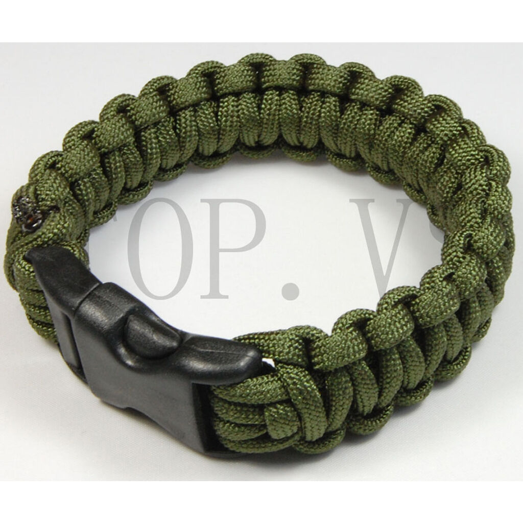 Paracord 550 Camping Para cord Bracelets Buckle Survival Hiking Hunting #2