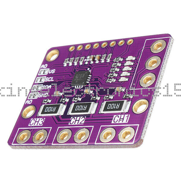 Triple-Channel INA3221 Power Supply Voltage Monitor Sensor Module Detection