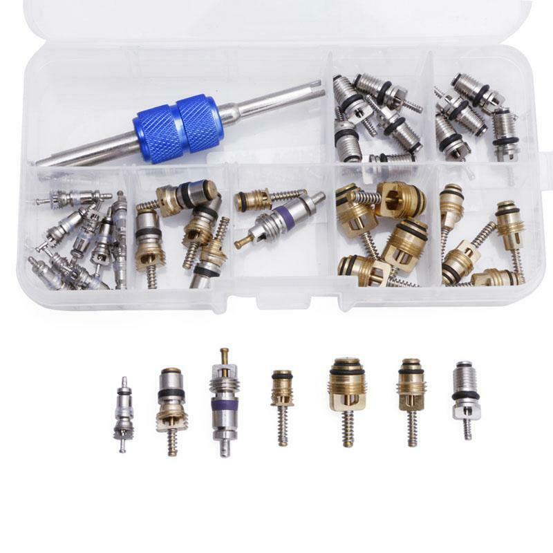 39x R12 R134A Car Air Conditioning A/C Tire Valve Stem Core Remover Tool Kits