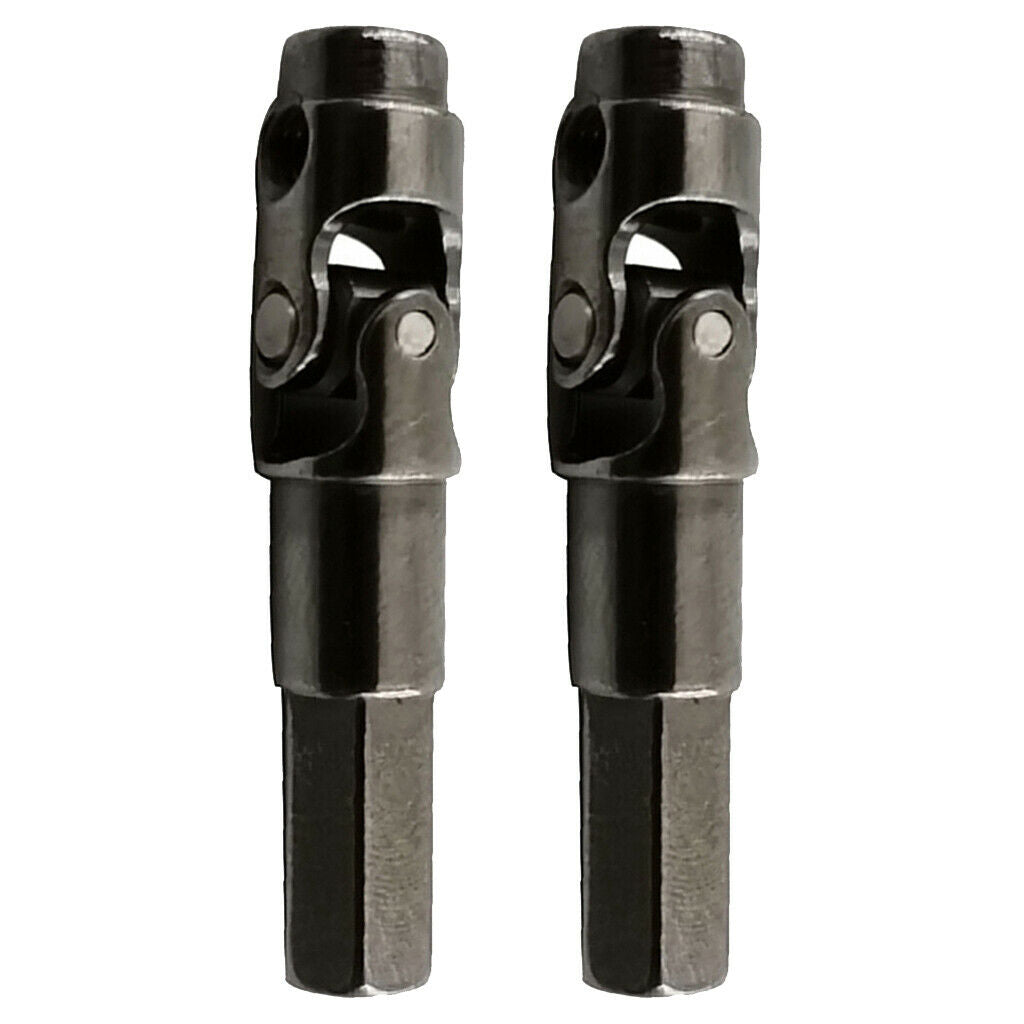 2Pcs Joint Metal Drive Shaft for WPL B16K C14 C14K C24 C24K Car Supplies
