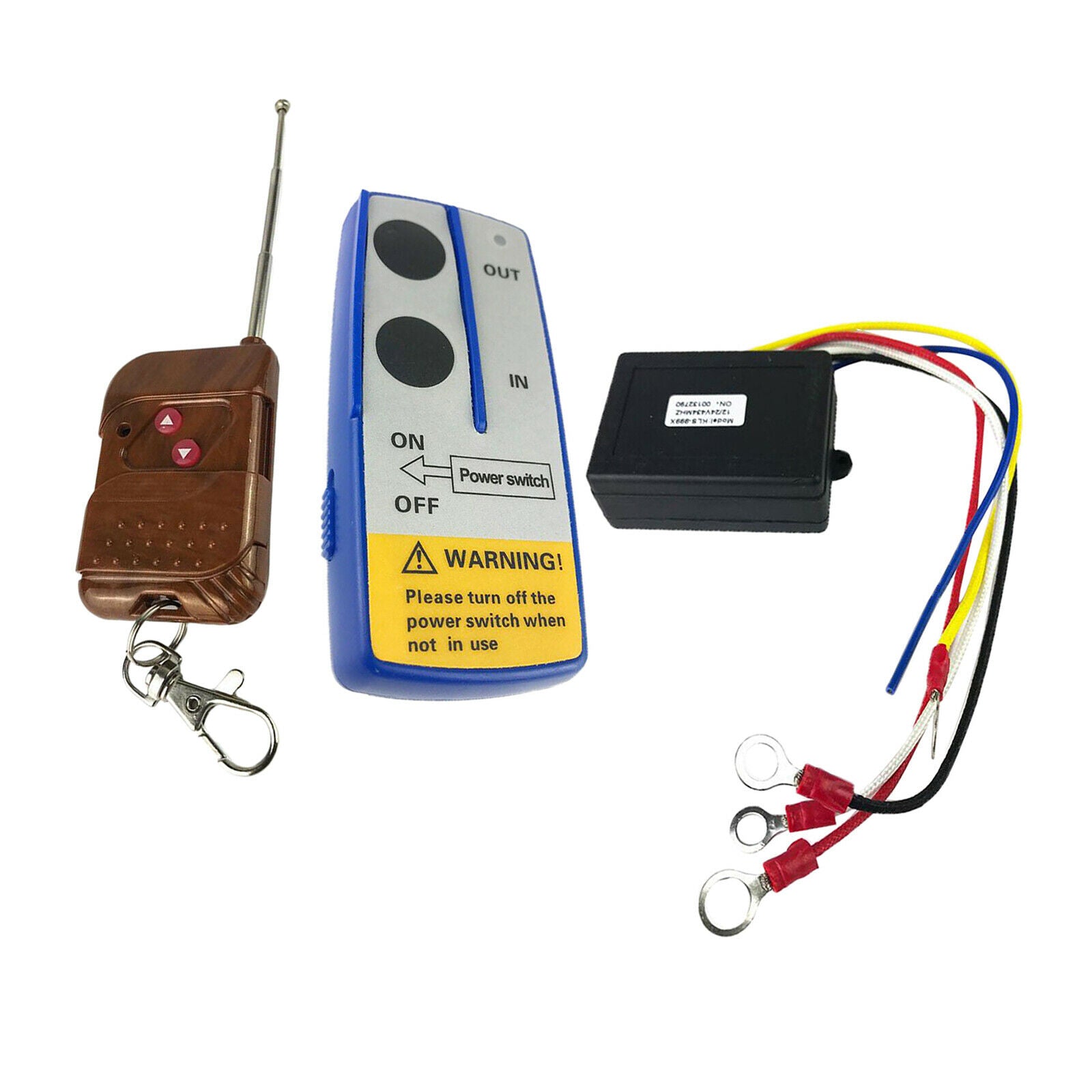 12V 75ft Winch Wireless Remote Control Switch System for Trailer Truck ATV
