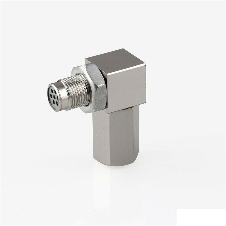 90° O2 Oxygen Sensor Spacer Engine Light CEL Check Bung Mini Catalytic Converter