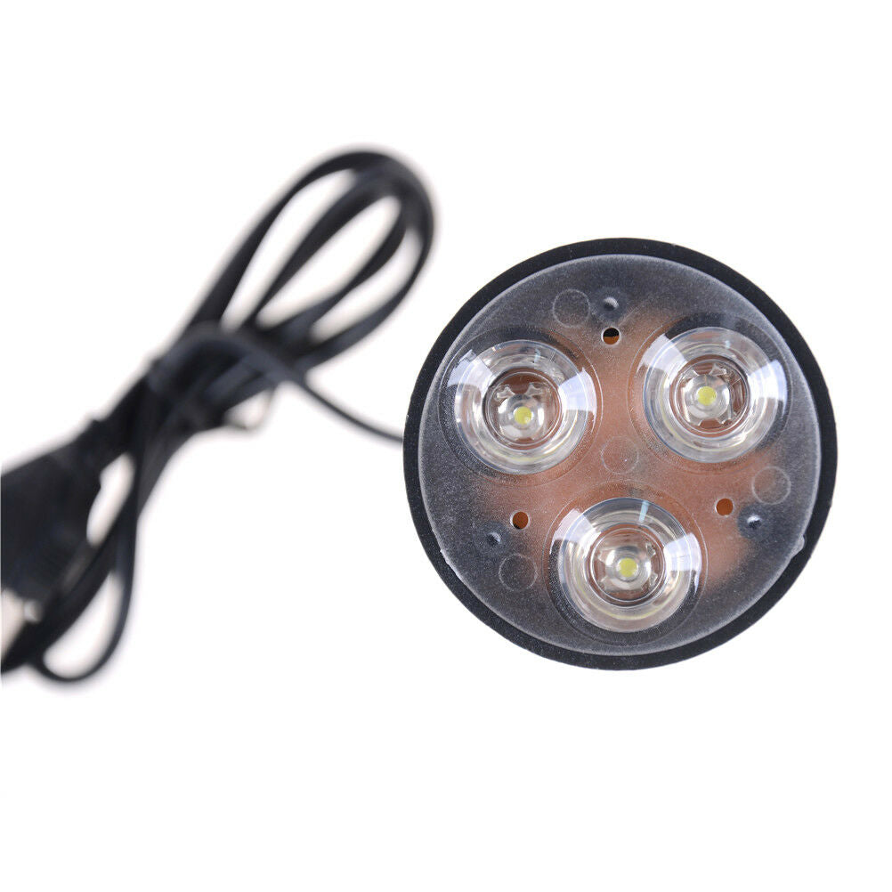 Flexible Super Bright 3 LED Clip On Spot USB Light Lamp For Laptop PC Fh .l8
