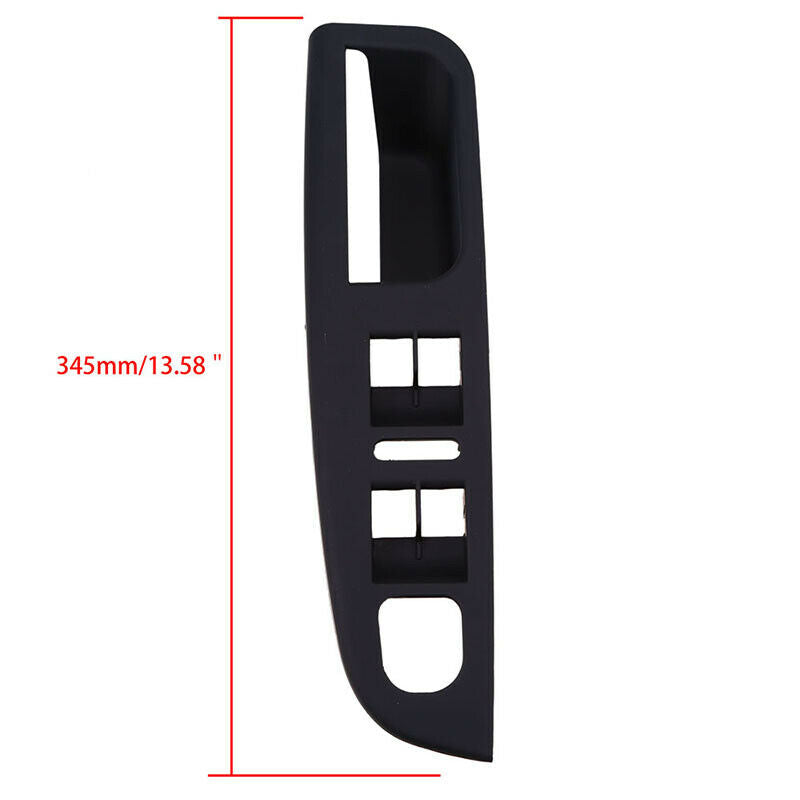For VW Golf 5 Door Master Window Switch Panel Bezel Trim Cover Left Side Black