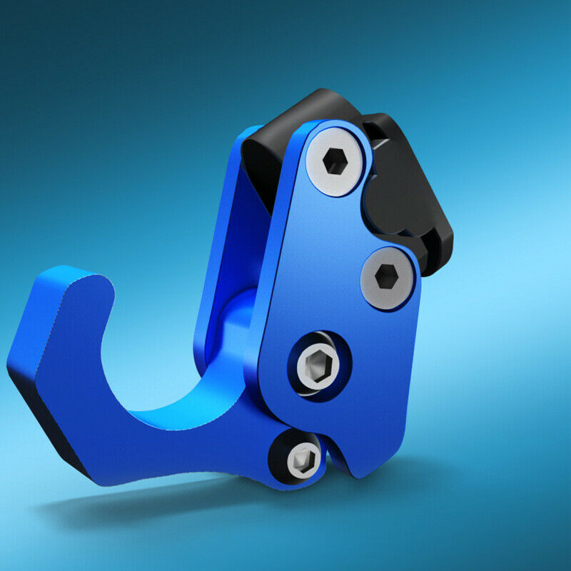 1PCS Motorcycle Scooter Electric Bikes Multi-Aluminum Alloy Bag Helmet Hook Blue